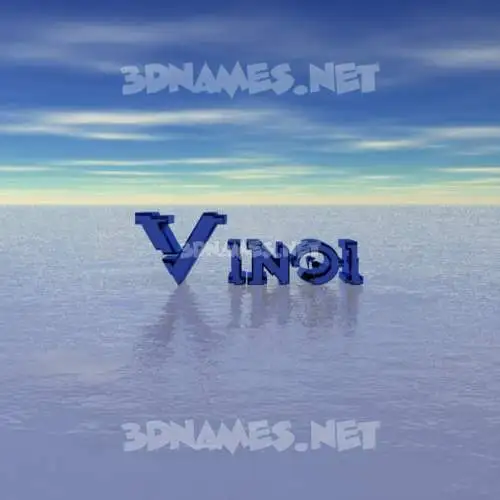 vinoi in Horizon style - 3D name wallpaper vinoi in Horizon style - 3D name wallpaper