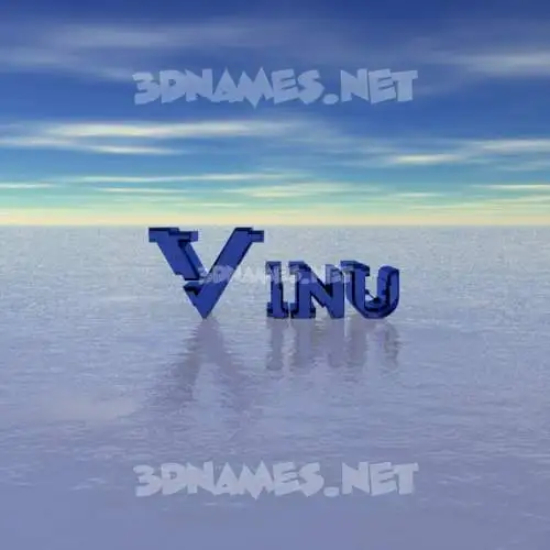 vinu in Horizon style - 3D name wallpaper vinu in Horizon style - 3D name wallpaper