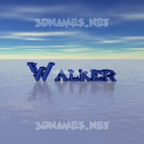walker in Horizon style - 3D name wallpaper walker in Horizon style - 3D name wallpaper