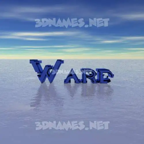 ward in Horizon style - 3D name wallpaper ward in Horizon style - 3D name wallpaper