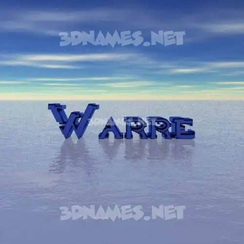 warre in Horizon style - 3D name wallpaper warre in Horizon style - 3D name wallpaper
