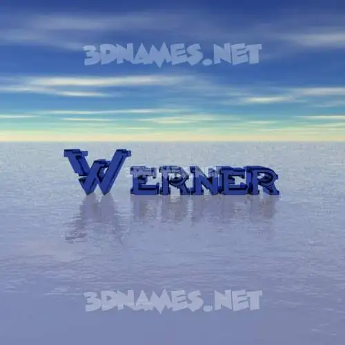 werner in Horizon style - 3D name wallpaper werner in Horizon style - 3D name wallpaper