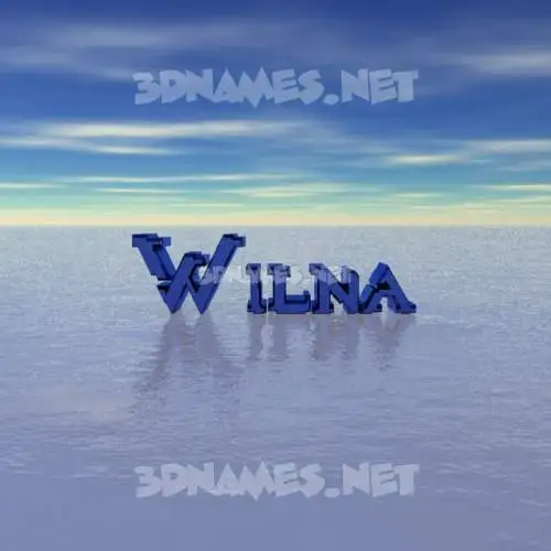 wilna in Horizon style - 3D name wallpaper wilna in Horizon style - 3D name wallpaper