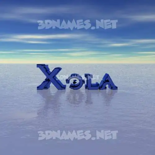 xola in Horizon style - 3D name wallpaper xola in Horizon style - 3D name wallpaper