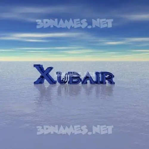 xubair in Horizon style - 3D name wallpaper xubair in Horizon style - 3D name wallpaper