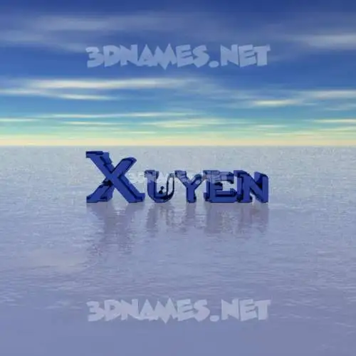 xuyen in Horizon style - 3D name wallpaper xuyen in Horizon style - 3D name wallpaper