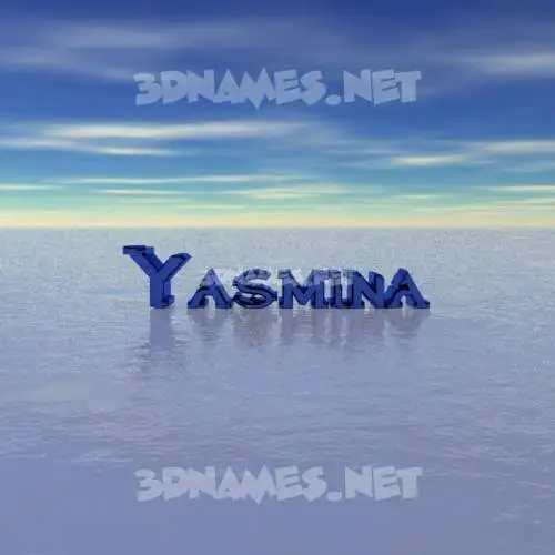 yasmina in Horizon style - 3D name wallpaper yasmina in Horizon style - 3D name wallpaper
