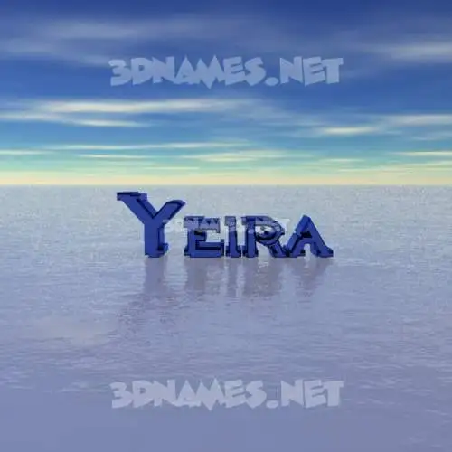 yeira in Horizon style - 3D name wallpaper yeira in Horizon style - 3D name wallpaper