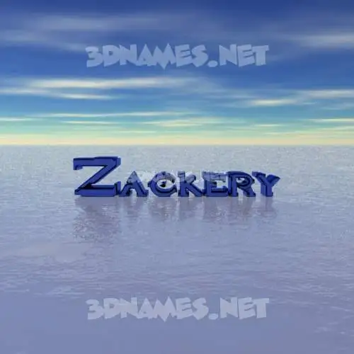 zackery in Horizon style - 3D name wallpaper zackery in Horizon style - 3D name wallpaper