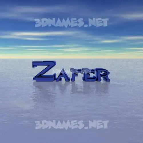 zafer in Horizon style - 3D name wallpaper zafer in Horizon style - 3D name wallpaper