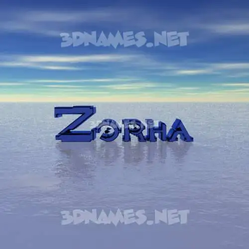zorha in Horizon style - 3D name wallpaper zorha in Horizon style - 3D name wallpaper