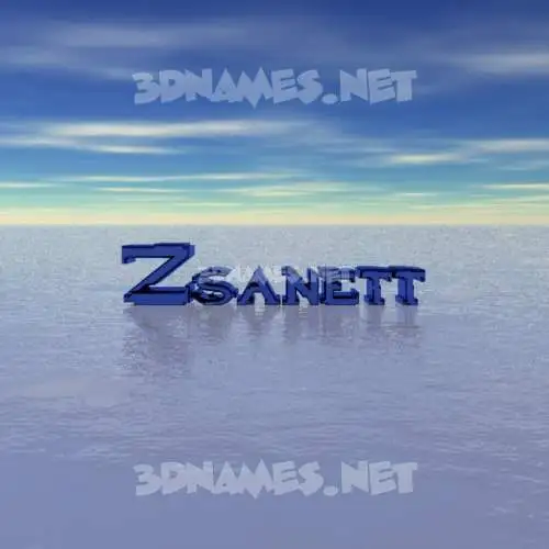 zsanett in Horizon style - 3D name wallpaper zsanett in Horizon style - 3D name wallpaper