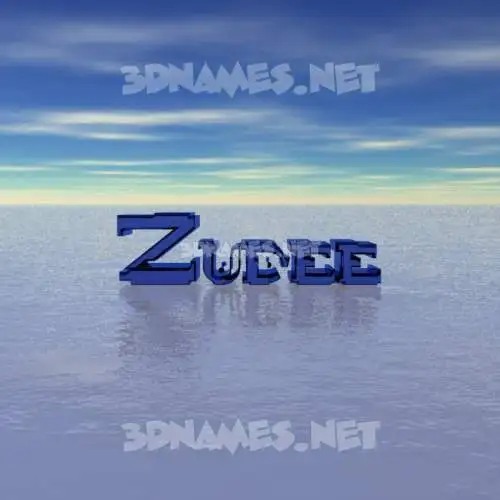 zudee in Horizon style - 3D name wallpaper zudee in Horizon style - 3D name wallpaper