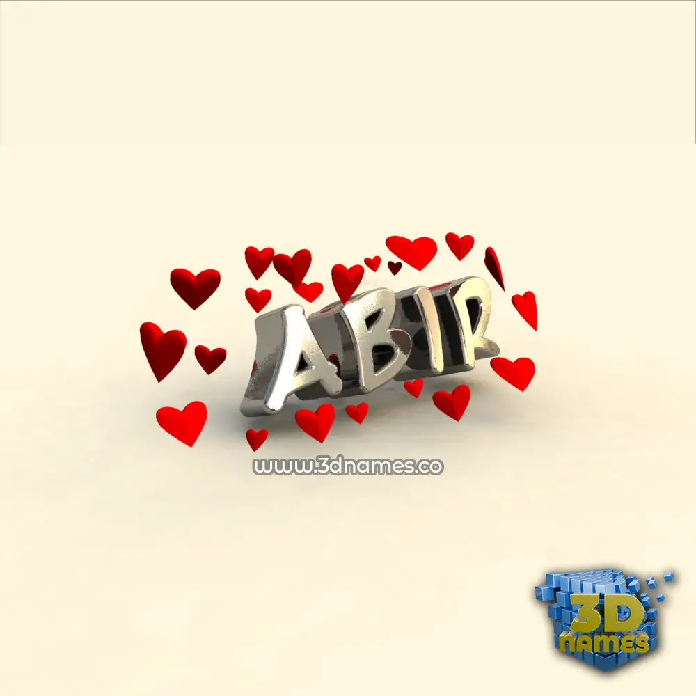 abir in In Love style - 3D name wallpaper abir in In Love style - 3D name wallpaper