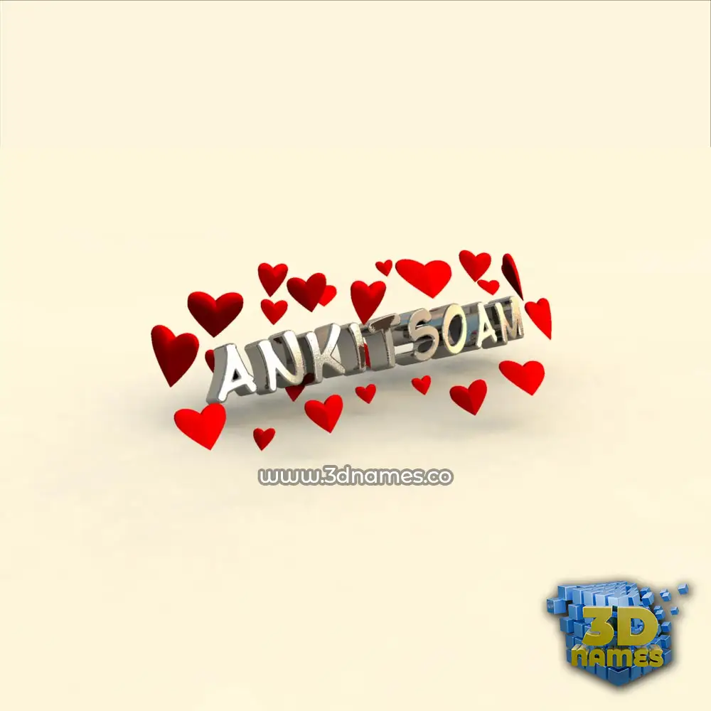 ankitsoam in In Love style - 3D name wallpaper ankitsoam in In Love style - 3D name wallpaper