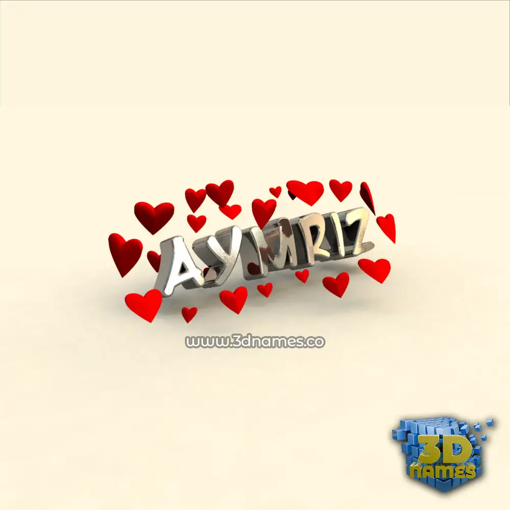 aymriz in In Love style - 3D name wallpaper aymriz in In Love style - 3D name wallpaper