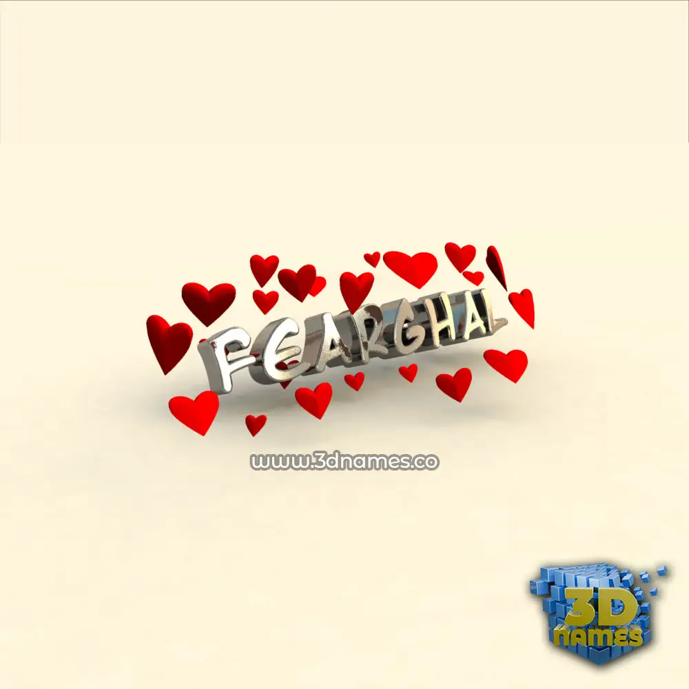 fearghal in In Love style - 3D name wallpaper fearghal in In Love style - 3D name wallpaper