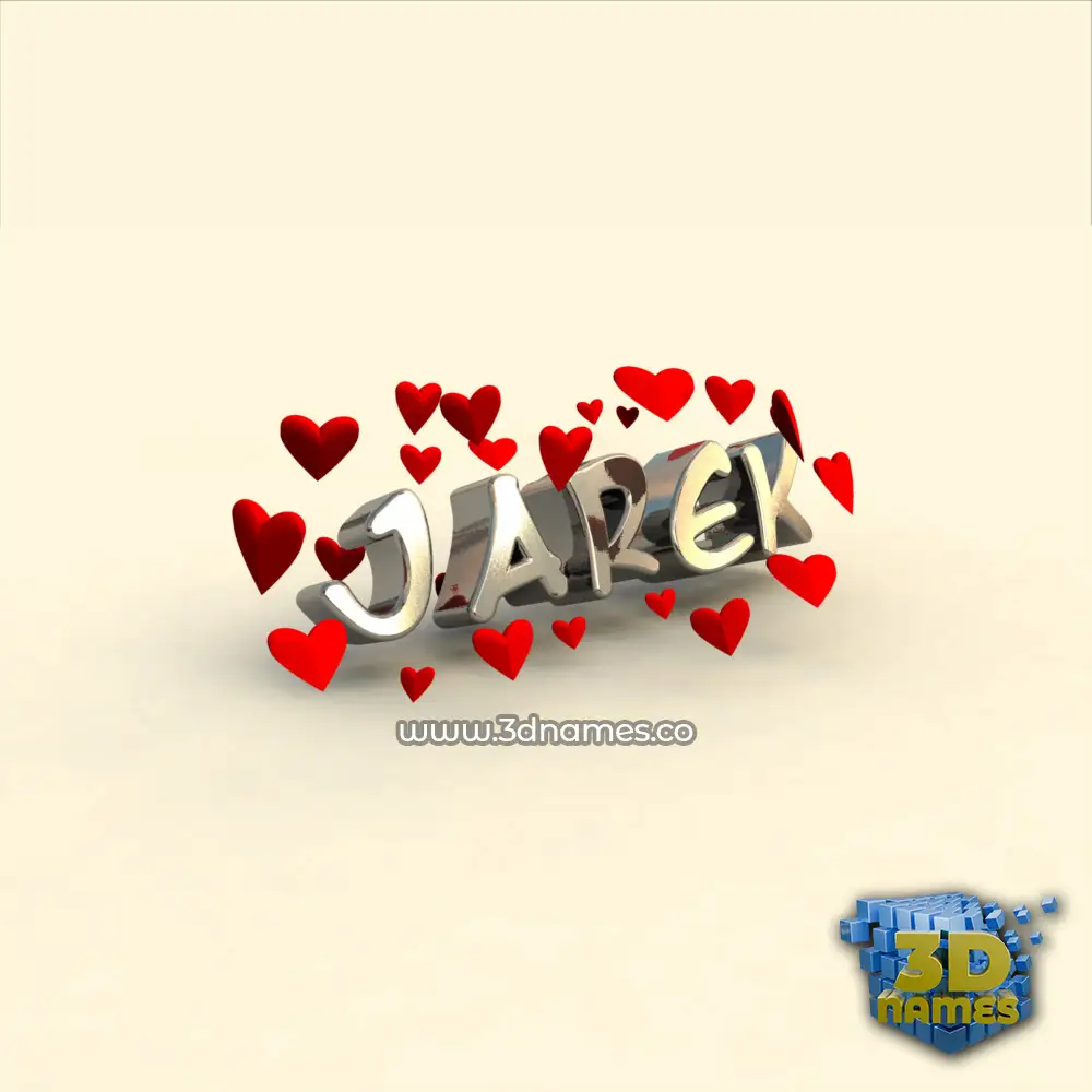 jarek in In Love style - 3D name wallpaper jarek in In Love style - 3D name wallpaper