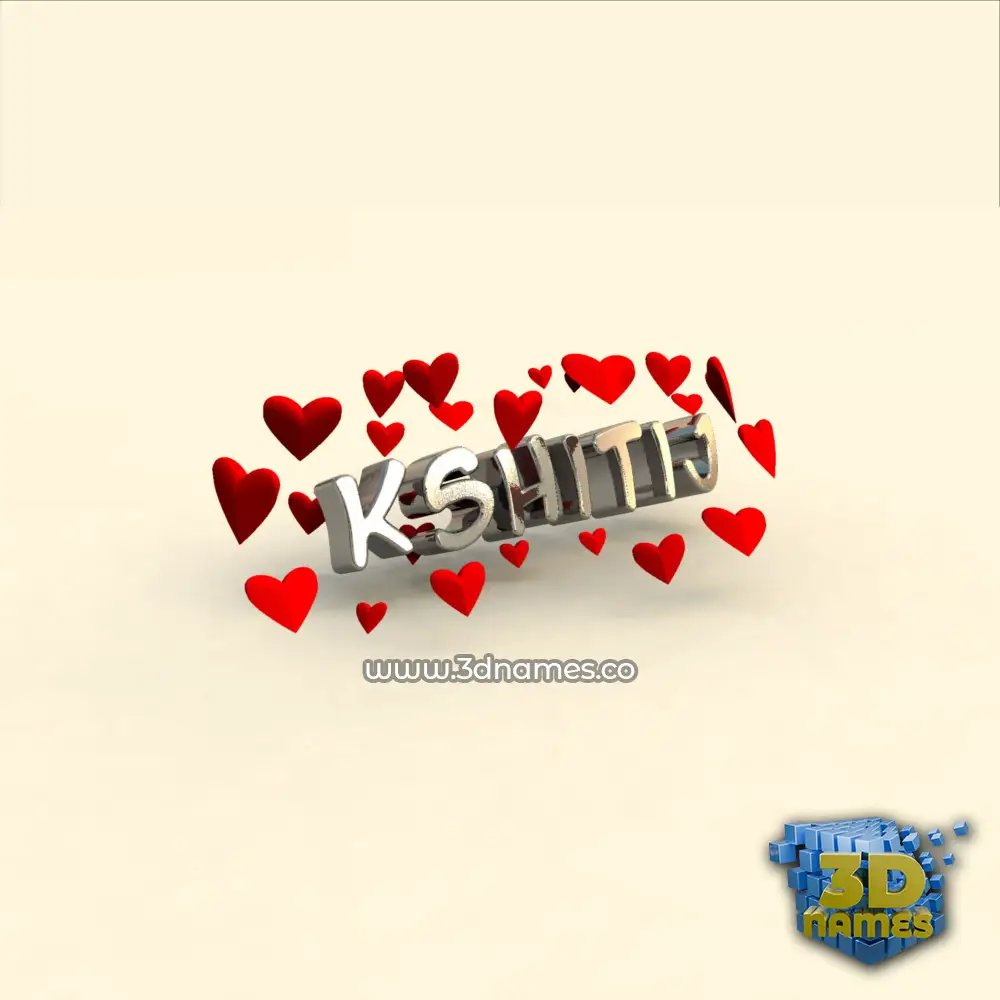 kshitij in In Love style - 3D name wallpaper kshitij in In Love style - 3D name wallpaper