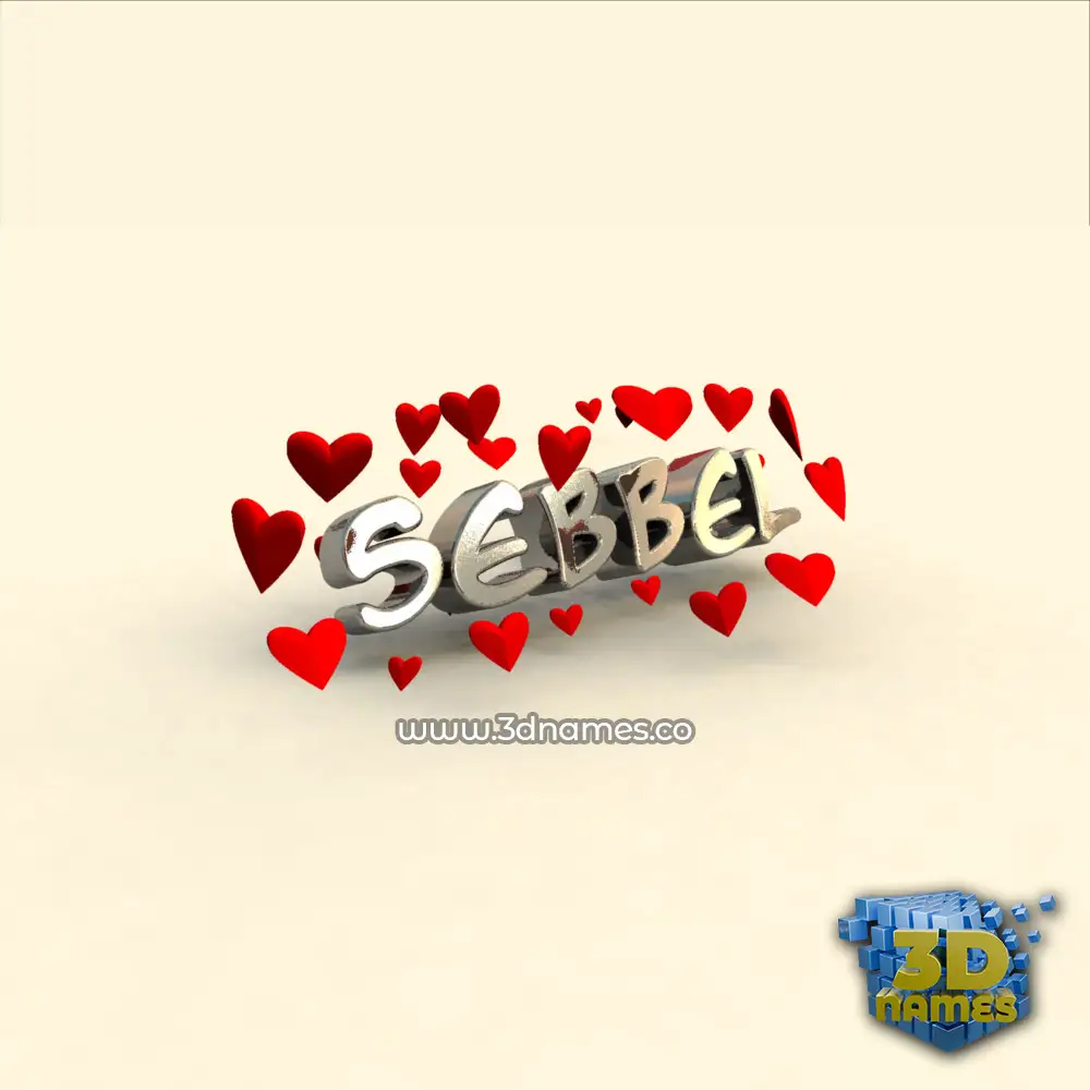 sebbel in In Love style - 3D name wallpaper sebbel in In Love style - 3D name wallpaper