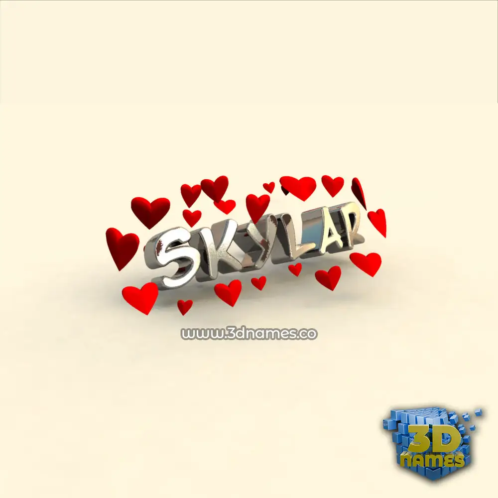 skylar in In Love style - 3D name wallpaper skylar in In Love style - 3D name wallpaper