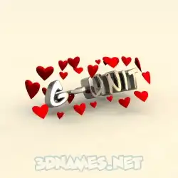 g-unit in In Love style - 3D name wallpaper