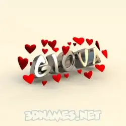 giova in In Love style - 3D name wallpaper