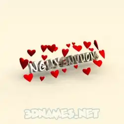 nguyenvuong in In Love style - 3D name wallpaper