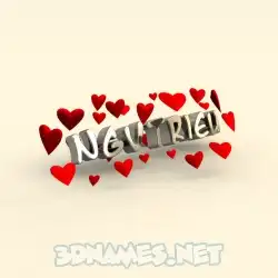 ngvtrieu in In Love style - 3D name wallpaper