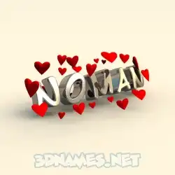 noman in In Love style - 3D name wallpaper