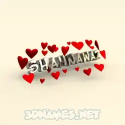shahnawaz in In Love style - 3D name wallpaper