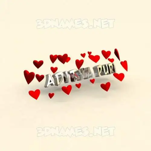 aditya puri in In Love style - 3D name wallpaper aditya puri in In Love style - 3D name wallpaper