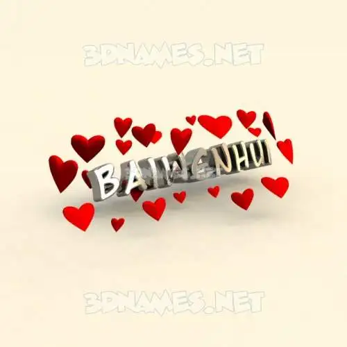 baiwenhui in In Love style - 3D name wallpaper baiwenhui in In Love style - 3D name wallpaper