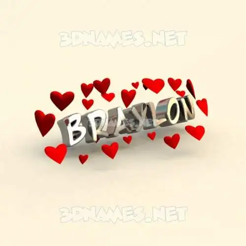 braylon in In Love style - 3D name wallpaper braylon in In Love style - 3D name wallpaper