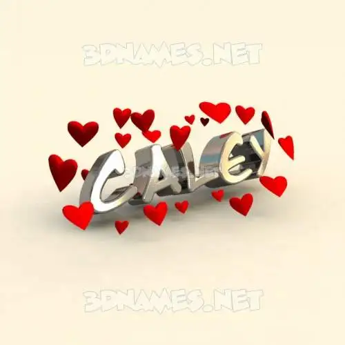 caley in In Love style - 3D name wallpaper caley in In Love style - 3D name wallpaper