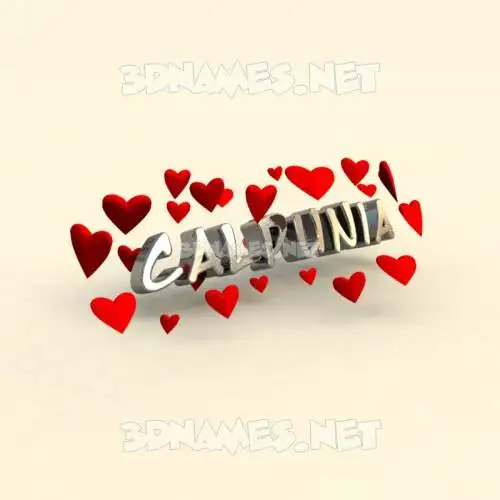 calpunia in In Love style - 3D name wallpaper calpunia in In Love style - 3D name wallpaper