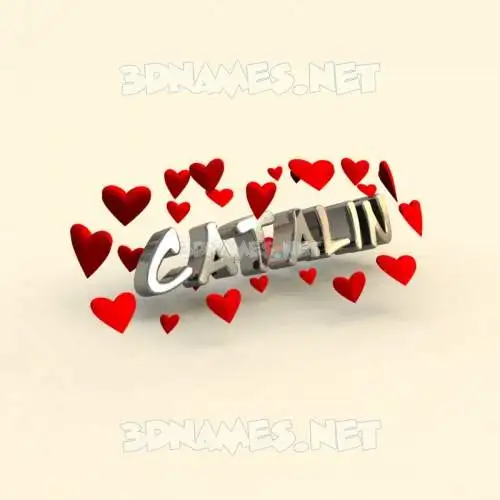 catalin in In Love style - 3D name wallpaper catalin in In Love style - 3D name wallpaper