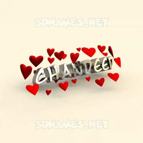 chandeep in In Love style - 3D name wallpaper chandeep in In Love style - 3D name wallpaper