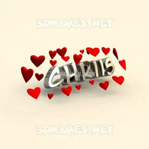 chriis in In Love style - 3D name wallpaper chriis in In Love style - 3D name wallpaper