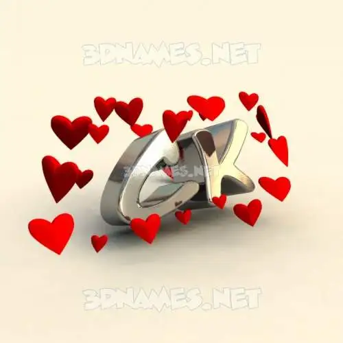ck in In Love style - 3D name wallpaper ck in In Love style - 3D name wallpaper
