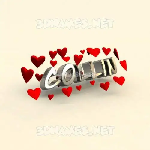 collin in In Love style - 3D name wallpaper collin in In Love style - 3D name wallpaper