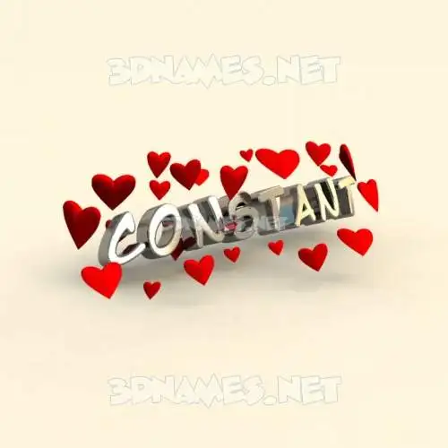 constant in In Love style - 3D name wallpaper constant in In Love style - 3D name wallpaper