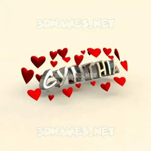 cynthia in In Love style - 3D name wallpaper cynthia in In Love style - 3D name wallpaper