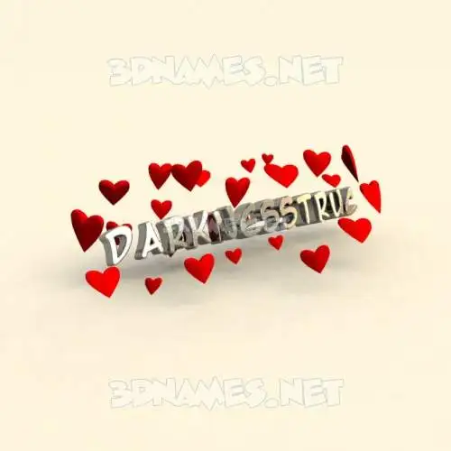 darknesstruc in In Love style - 3D name wallpaper darknesstruc in In Love style - 3D name wallpaper