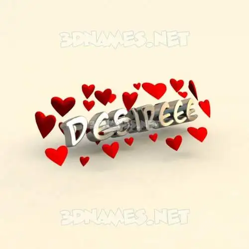 desireee in In Love style - 3D name wallpaper desireee in In Love style - 3D name wallpaper