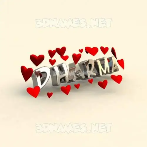 dharma in In Love style - 3D name wallpaper dharma in In Love style - 3D name wallpaper