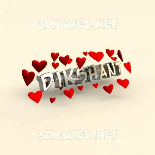 dikshant in In Love style - 3D name wallpaper dikshant in In Love style - 3D name wallpaper