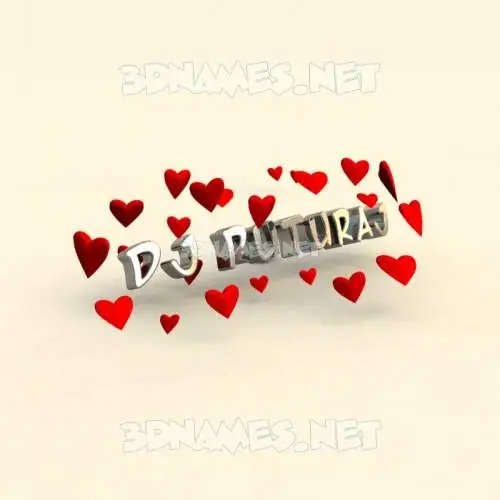 dj ruturaj in In Love style - 3D name wallpaper dj ruturaj in In Love style - 3D name wallpaper