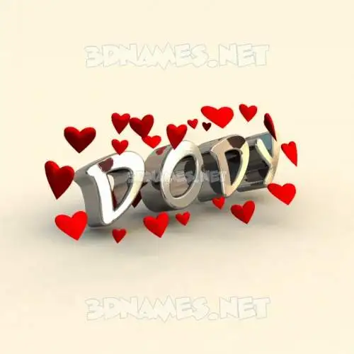 dody in In Love style - 3D name wallpaper dody in In Love style - 3D name wallpaper