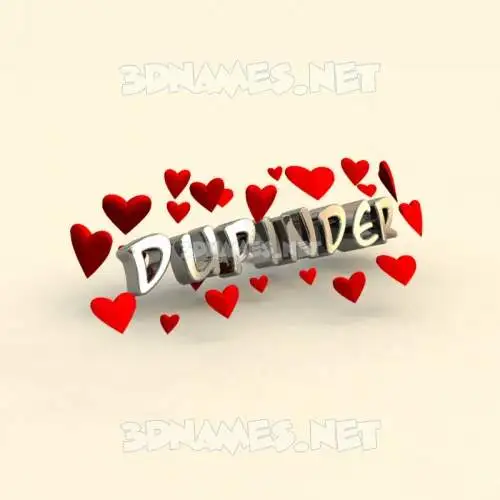 dupinder in In Love style - 3D name wallpaper dupinder in In Love style - 3D name wallpaper